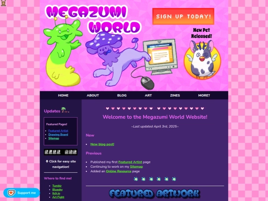 megazumi world homepage